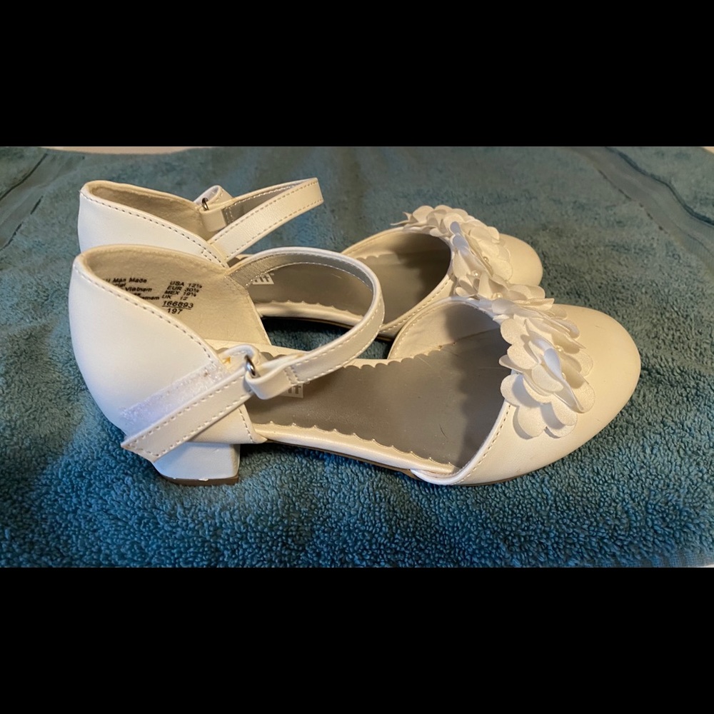 White Girls dress shoes, worn once in a pageant.